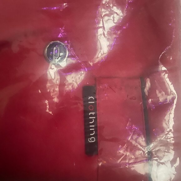 Red Unisex Chef Coat - Picture 4 of 6